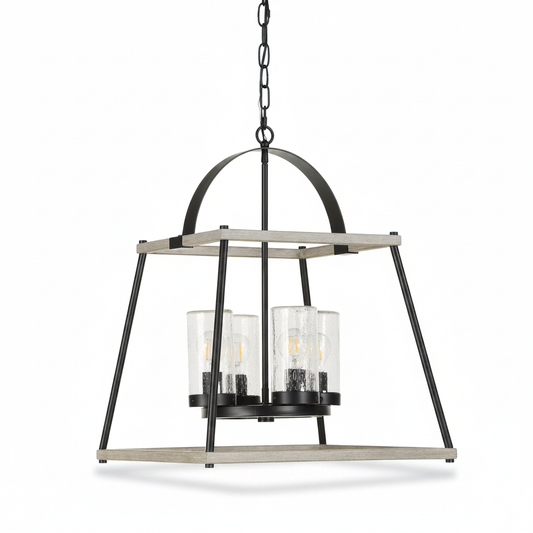Edgecomb Lantern Indoor Outdoor Four Light Pendant
