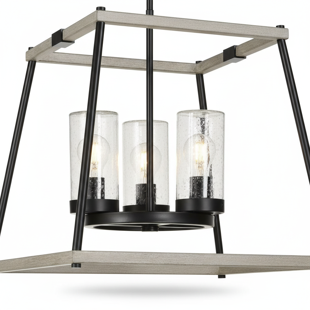 Edgecomb Lantern Indoor Outdoor Four Light Pendant