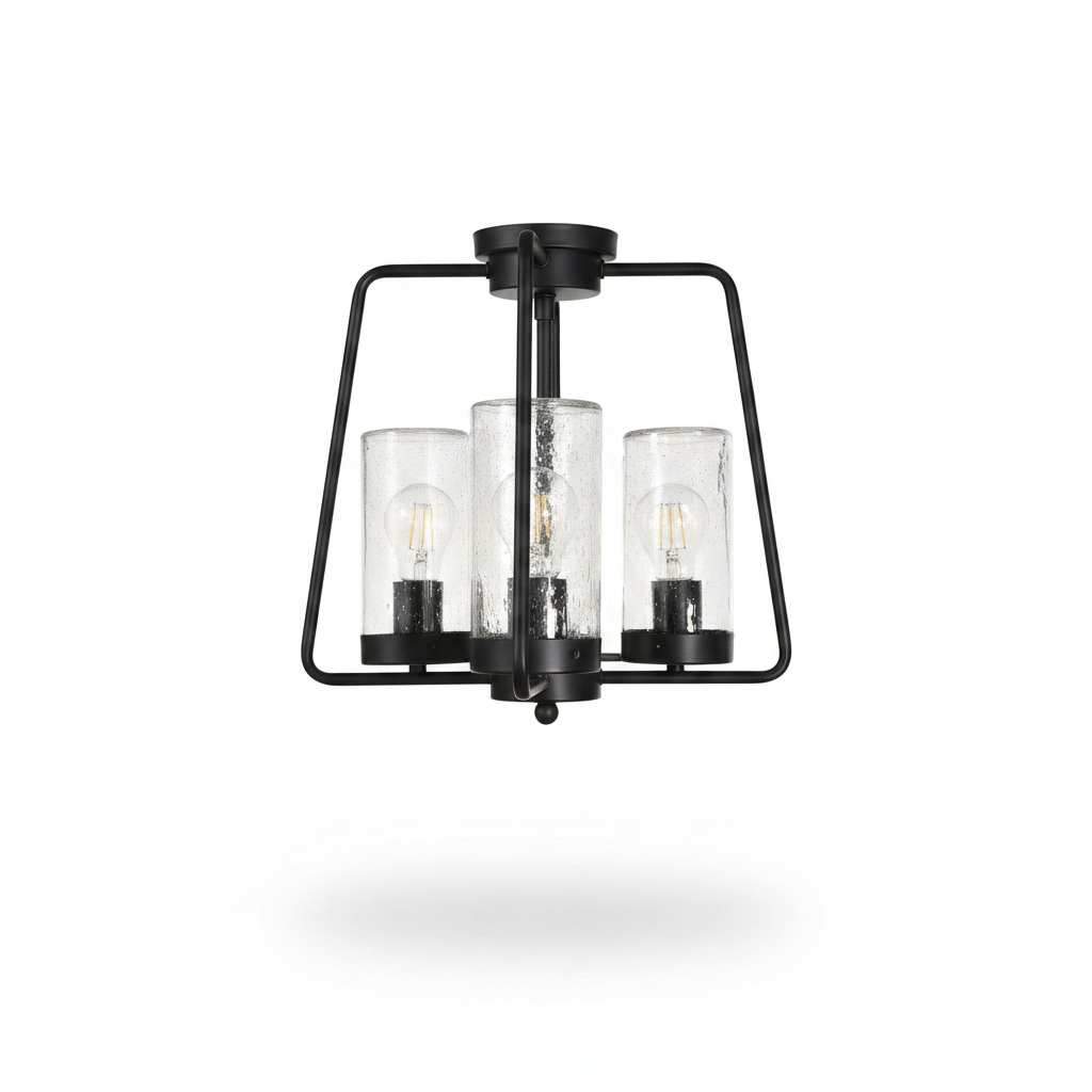 Edgecomb Lantern Indoor Outdoor Four Light Pendant